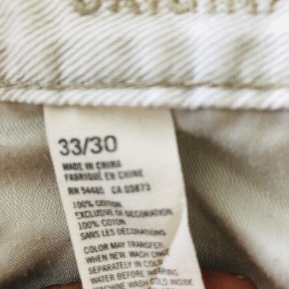 American Eagle Outfitters Men's Light Gray Jeans W33"x L30" Original Straight %% - Picture 8 of 8